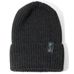 Czapeczka z wełny Merino - GRAPHITE MELANGE