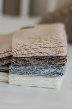 Czapeczka z wełny Merino - GREY MELANGE