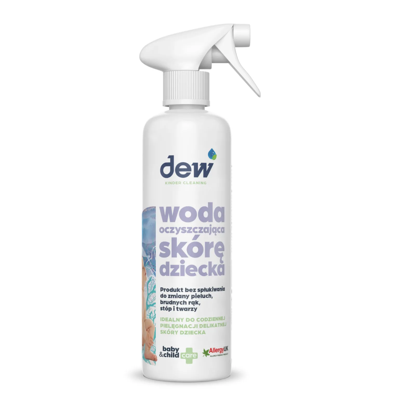 DEW Woda oczyszczająca skórę dziecka 500 ml