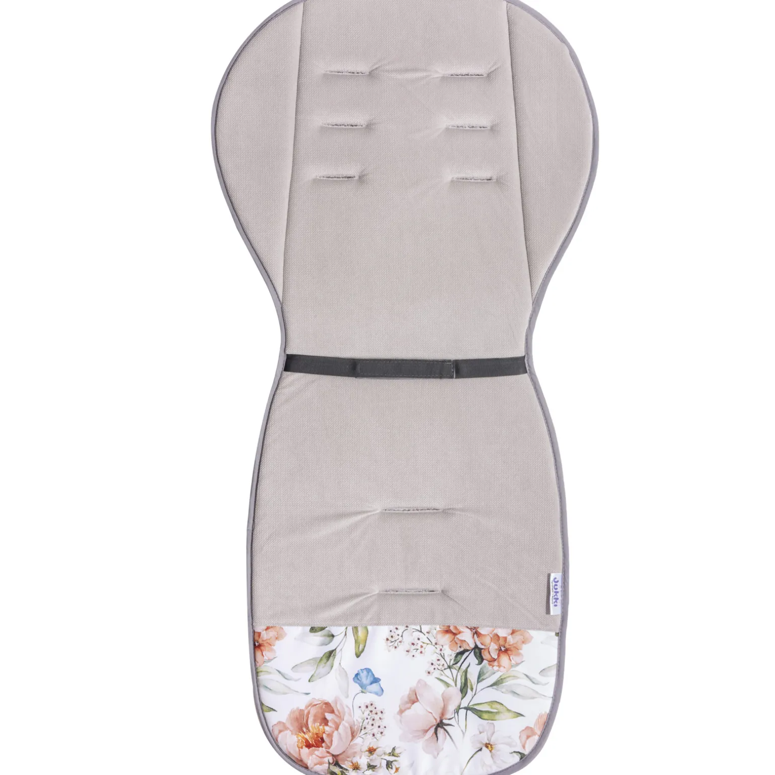 Dwustronna wkładka do wózka spacerowego - Peony White
