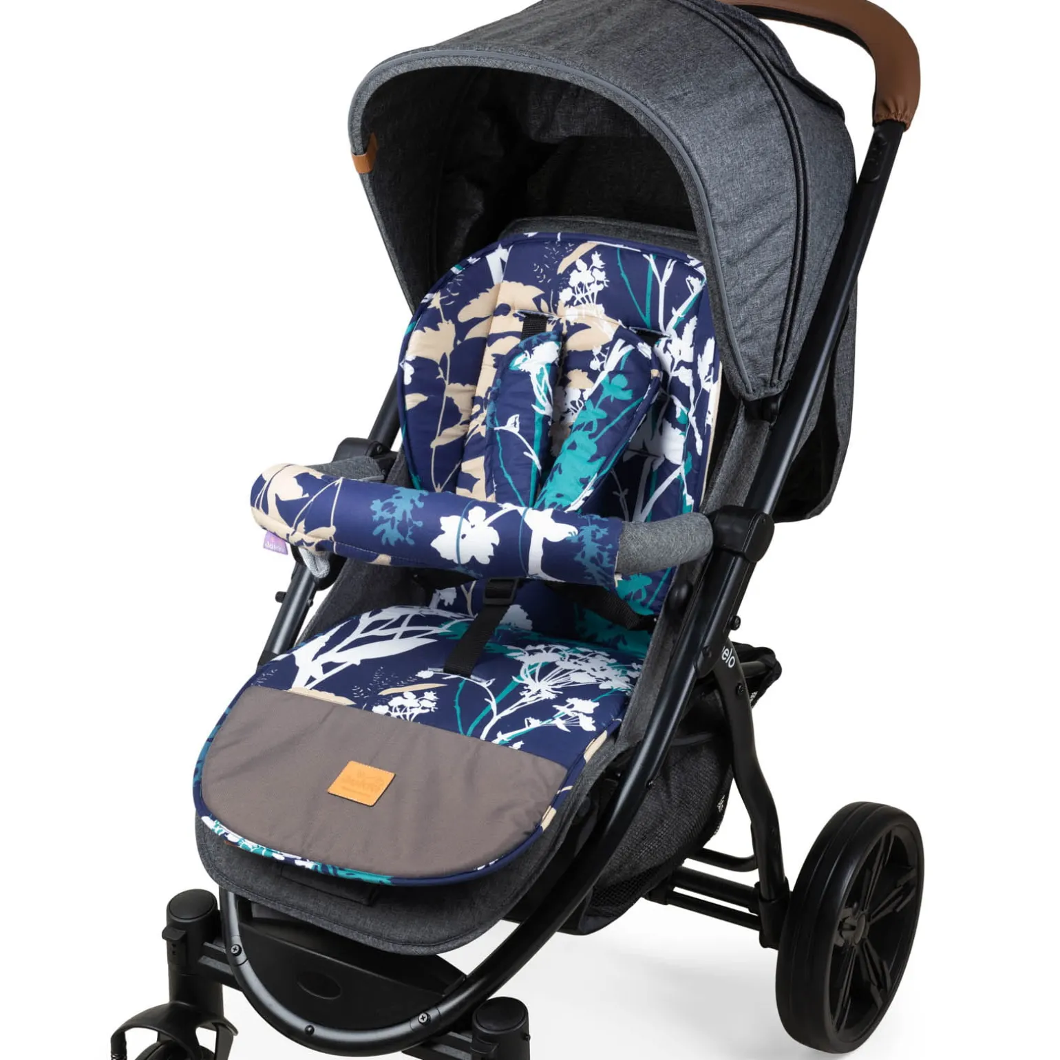 Dwustronna wkładka do wózka spacerowego - Navy Blue