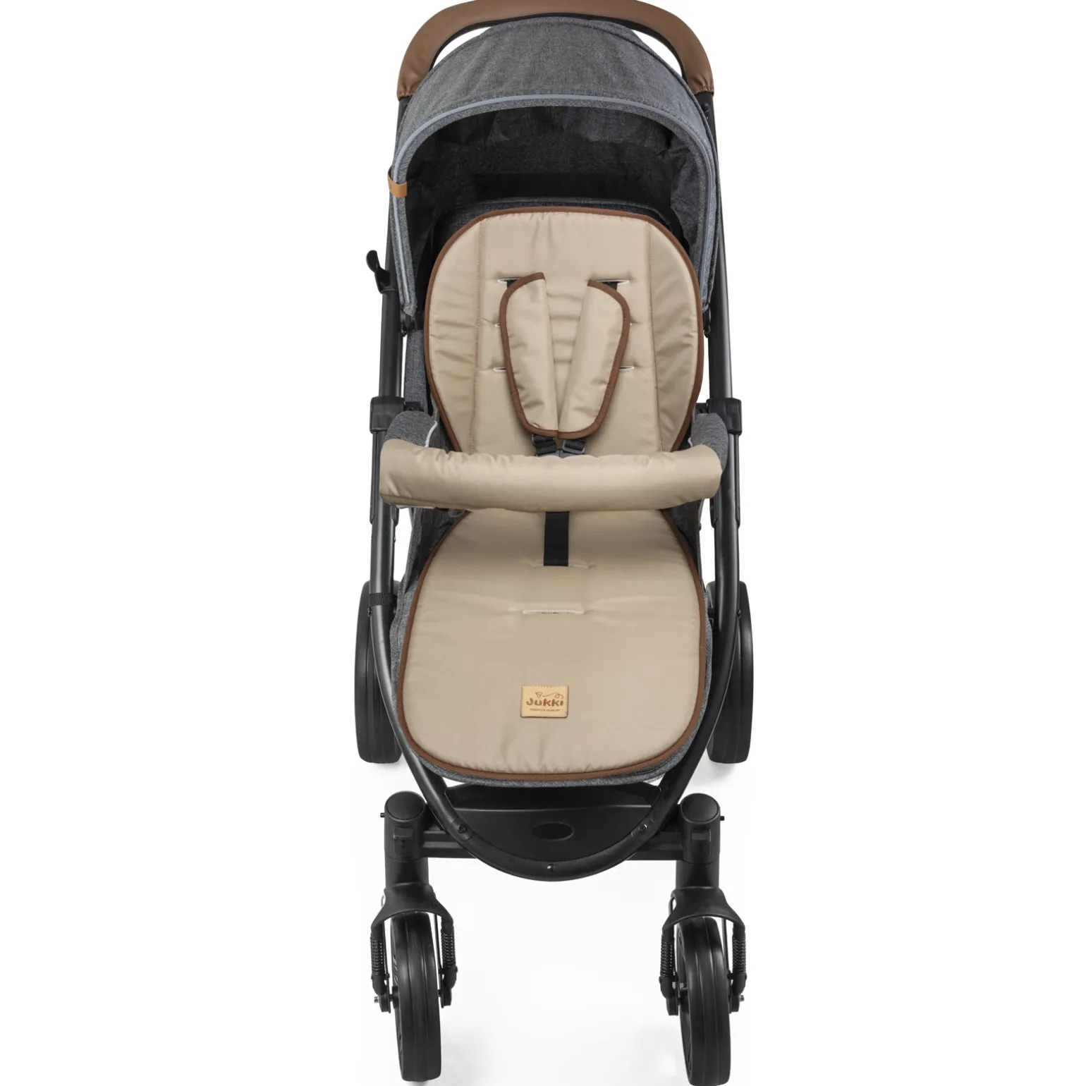 Dwustronna wkładka do wózka spacerowego - Beige