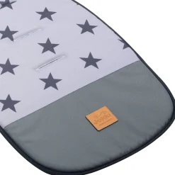 Dwustronna wkładka do wózka spacerowego - Grey Stars