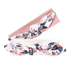 Elastyczna opaska z kokardą 2 pack Roses