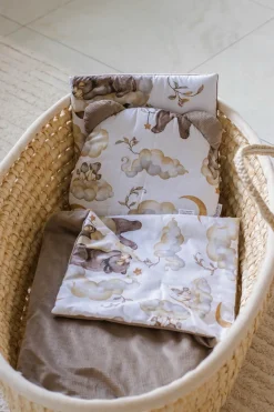 4 elementowy zestaw do wózka - Sweet Teddy i Latte Velvet