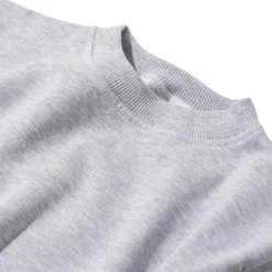 JUKKI Bluza dresowa oversize - Grey Melange