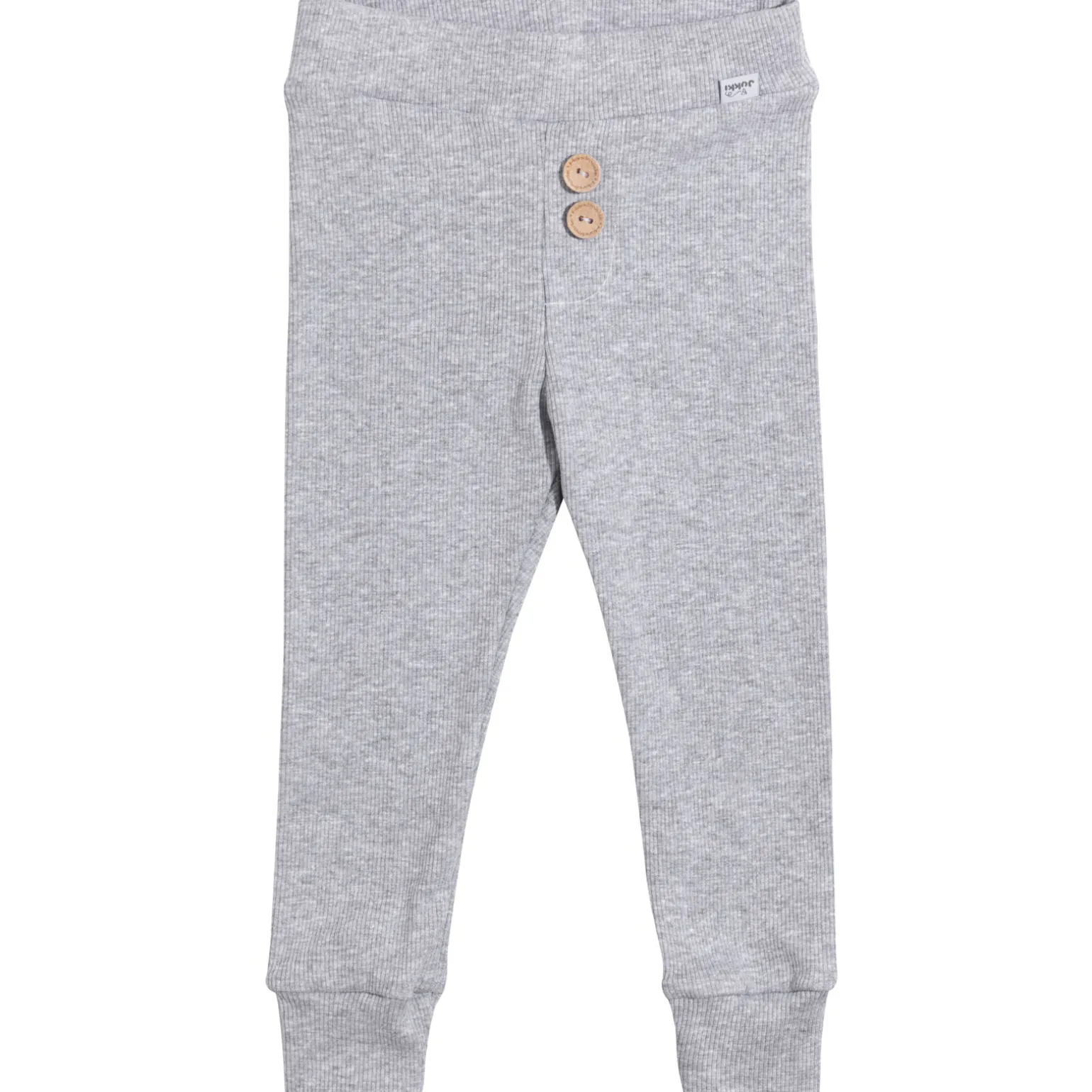 JUKKI Komplet prążkowany dziecięcy - Grey Melange