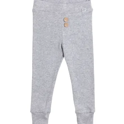 JUKKI Prążkowane legginsy dziecięce - Grey Melange
