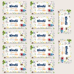KINDII Extra Soft Aloe Chusteczki dla niemowląt i dzieci 12x60 szt.