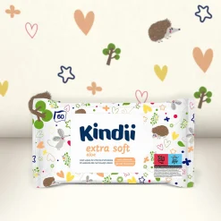 KINDII Extra Soft Aloe Chusteczki dla niemowląt i dzieci 12x60 szt.
