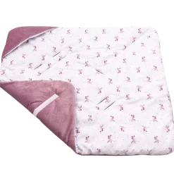 Kocyk do fotelika samochodowego -Blackberry Dreams i Old Rose Velvet
