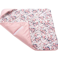 Kocyk do fotelika samochodowego - Roses i Smokey Pink Soft Velvet