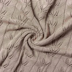 Kocyk dziany BAMBUS 75 x 100 cm - Taupe