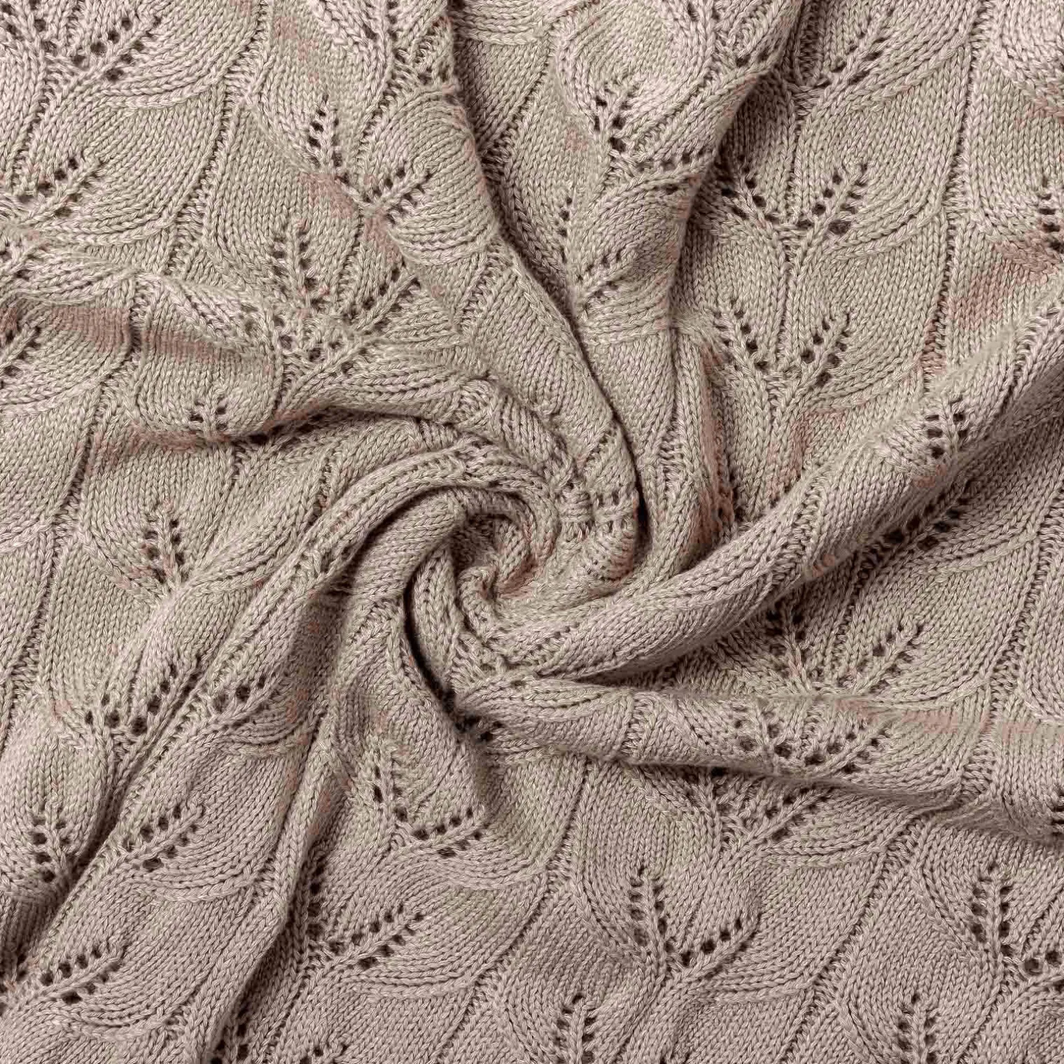 Kocyk dziany BAMBUS 75 x 100 cm - Taupe