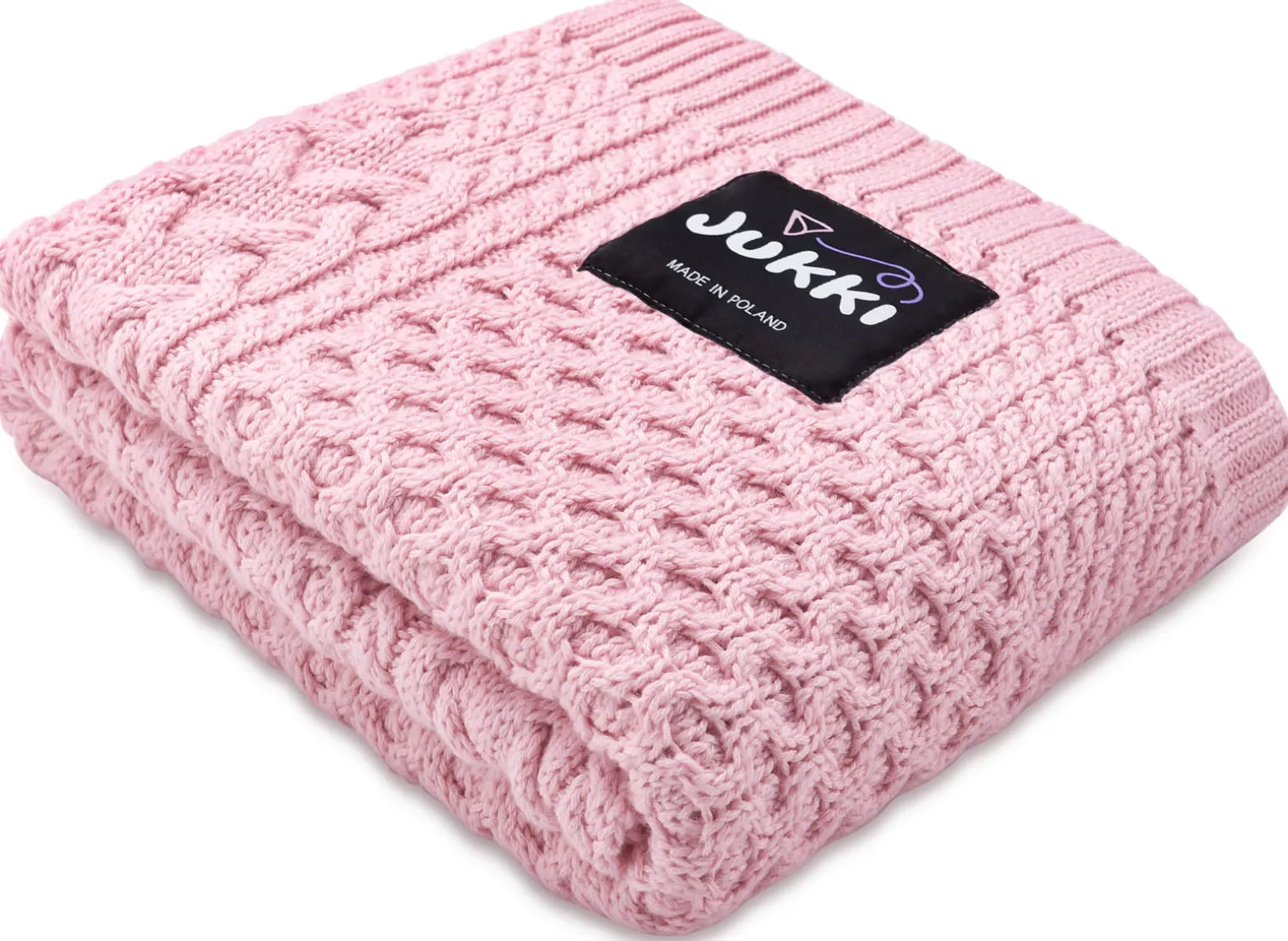 Kocyk dziany MERINO 85 x 100 cm - Pink Cupcake