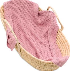 Kocyk dziany MERINO 85 x 100 cm - Pink Cupcake