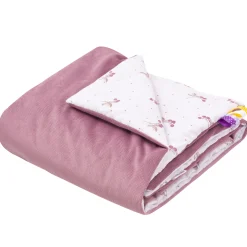 Kocyk dziecięcy 75x100cm - Blackberry Dreams i Old Rose Velvet