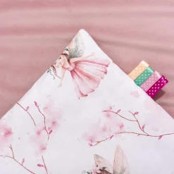 Kocyk dziecięcy 75x100cm - Little Fairy i Smokey Pink Soft Velvet