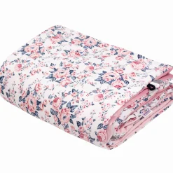 Kocyk przedszkolaka 100x140cm - Roses i Smokey Pink Soft Velvet