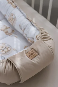 Kokon Comfort - Boho Bears i Cappuccino Soft Velvet