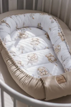 Kokon Comfort - Boho Bears i Cappuccino Soft Velvet