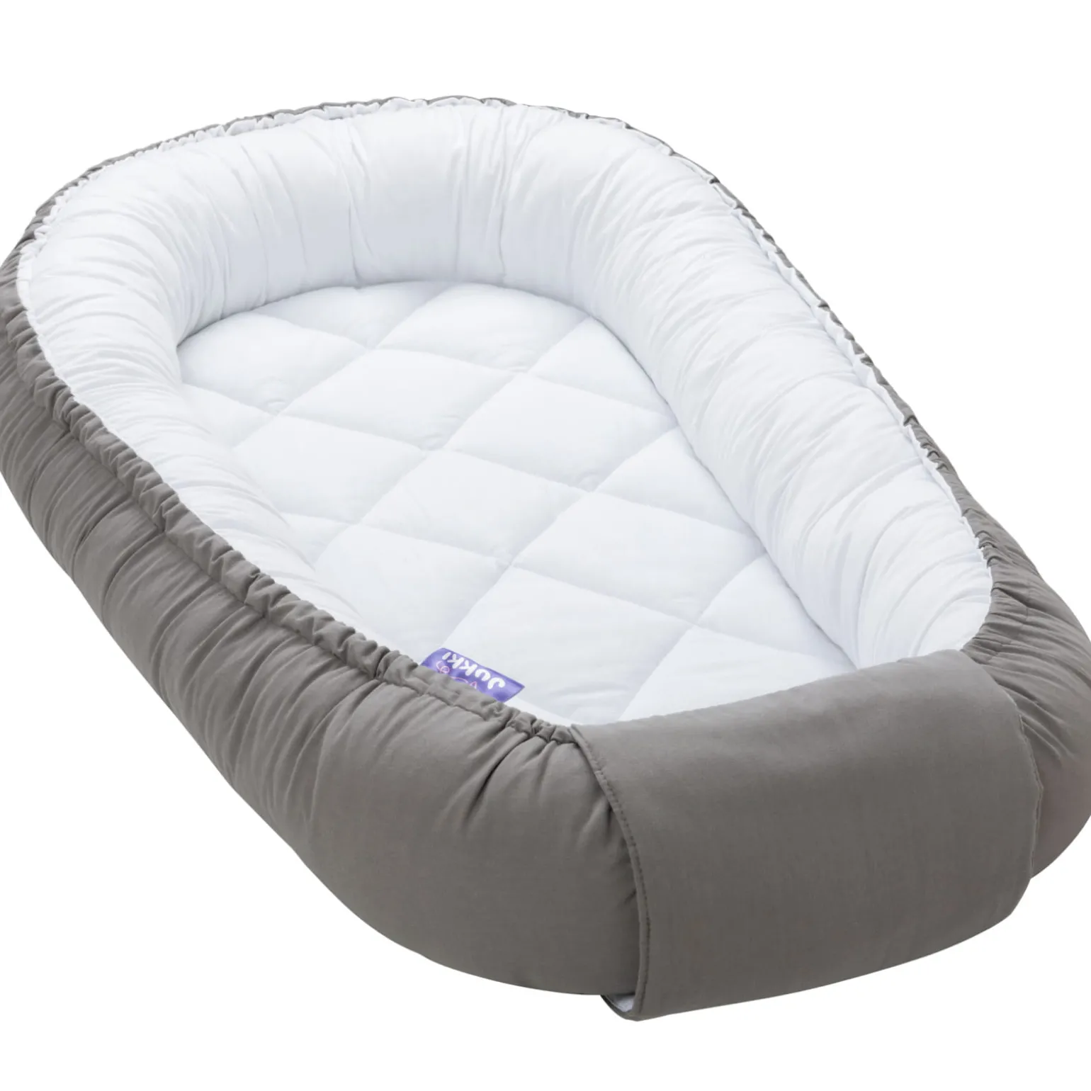 Kokon Comfort - Pikowany szary i biały