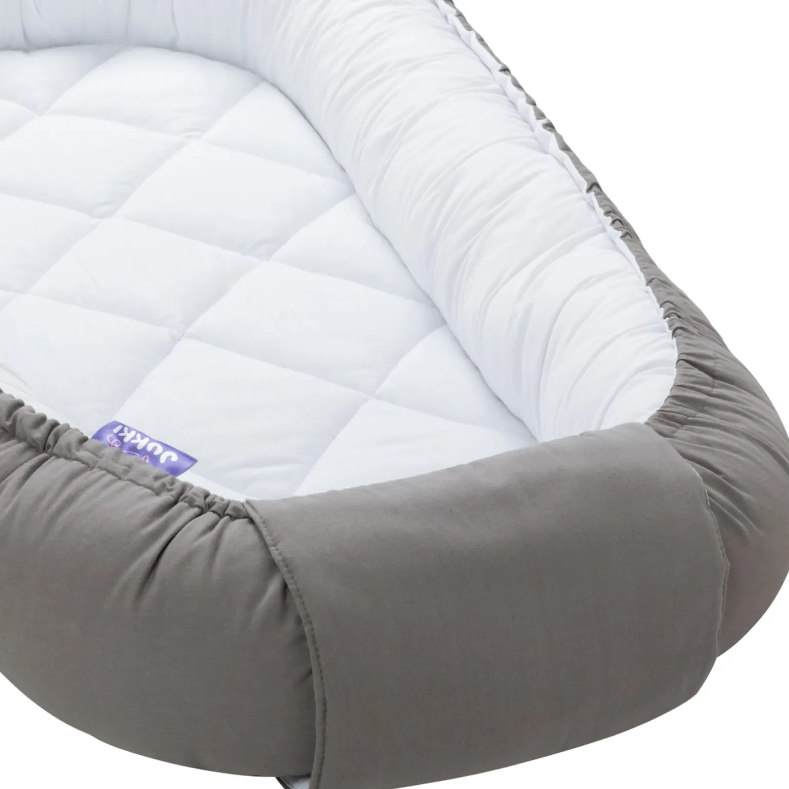 Kokon Comfort - Pikowany szary i biały