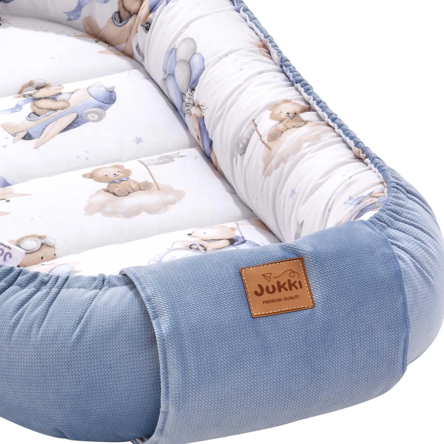 Kokon Comfort - Pilot Bears i jeansowy Velvet