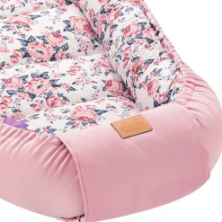 Kokon Comfort - Roses i Smokey Pink Soft Velvet
