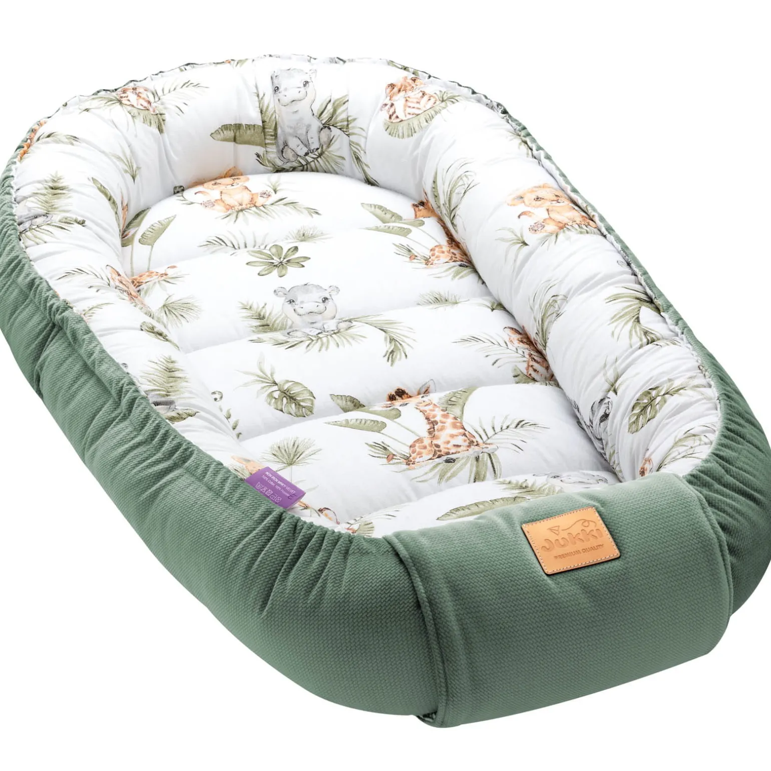 Kokon Comfort - Savanna Fun i oliwkowy Velvet