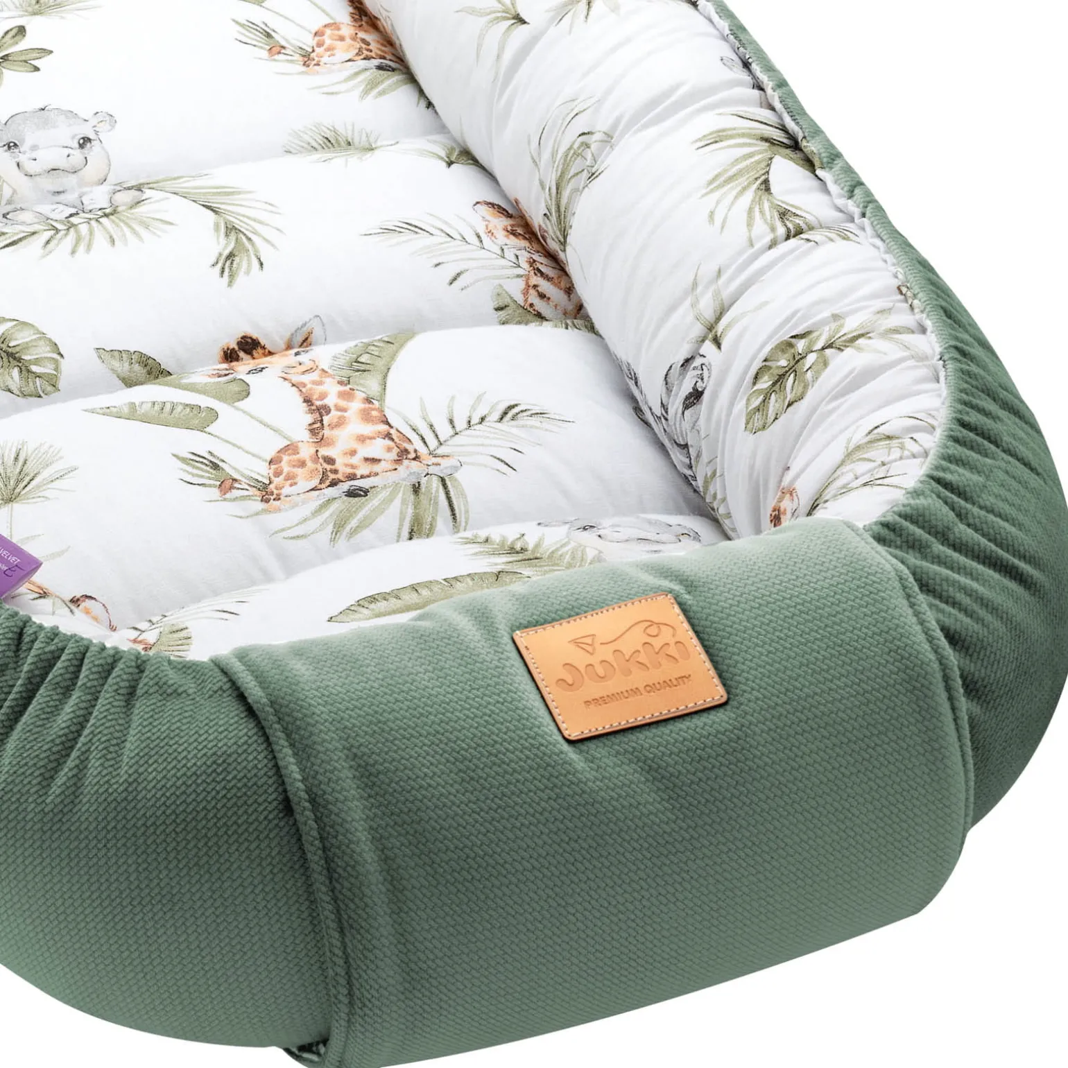 Kokon Comfort - Savanna Fun i oliwkowy Velvet