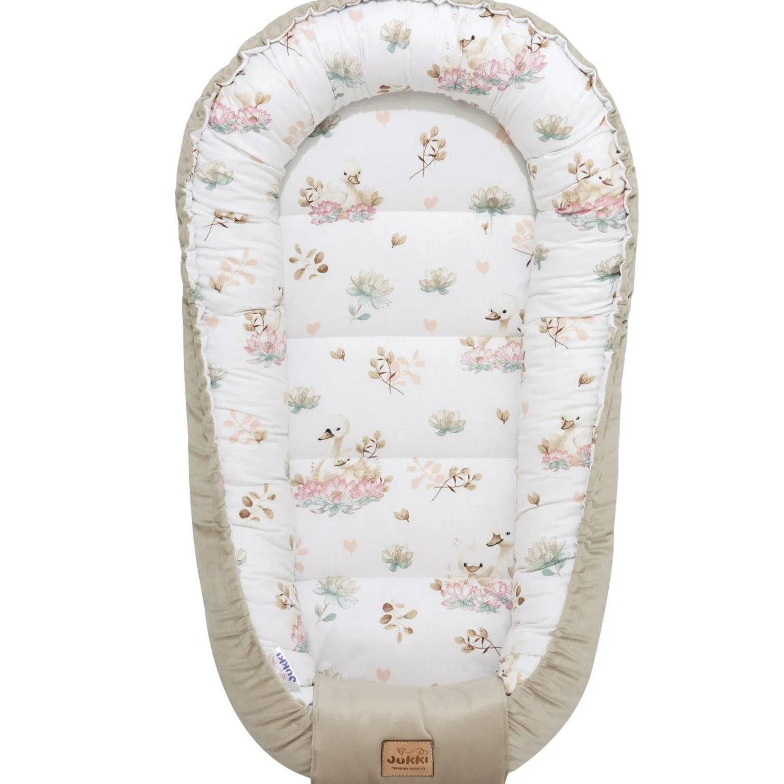 Kokon Comfort - Swan Family i Cappuccino Soft Velvet