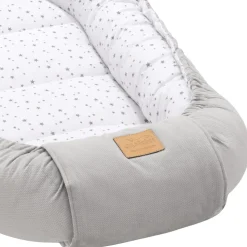 Kokon Comfort - Twinkle Stars i szary Velvet