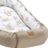 Kokon XXL 65 x 120 cm - Boho Bears i Cappuccino Soft Velvet