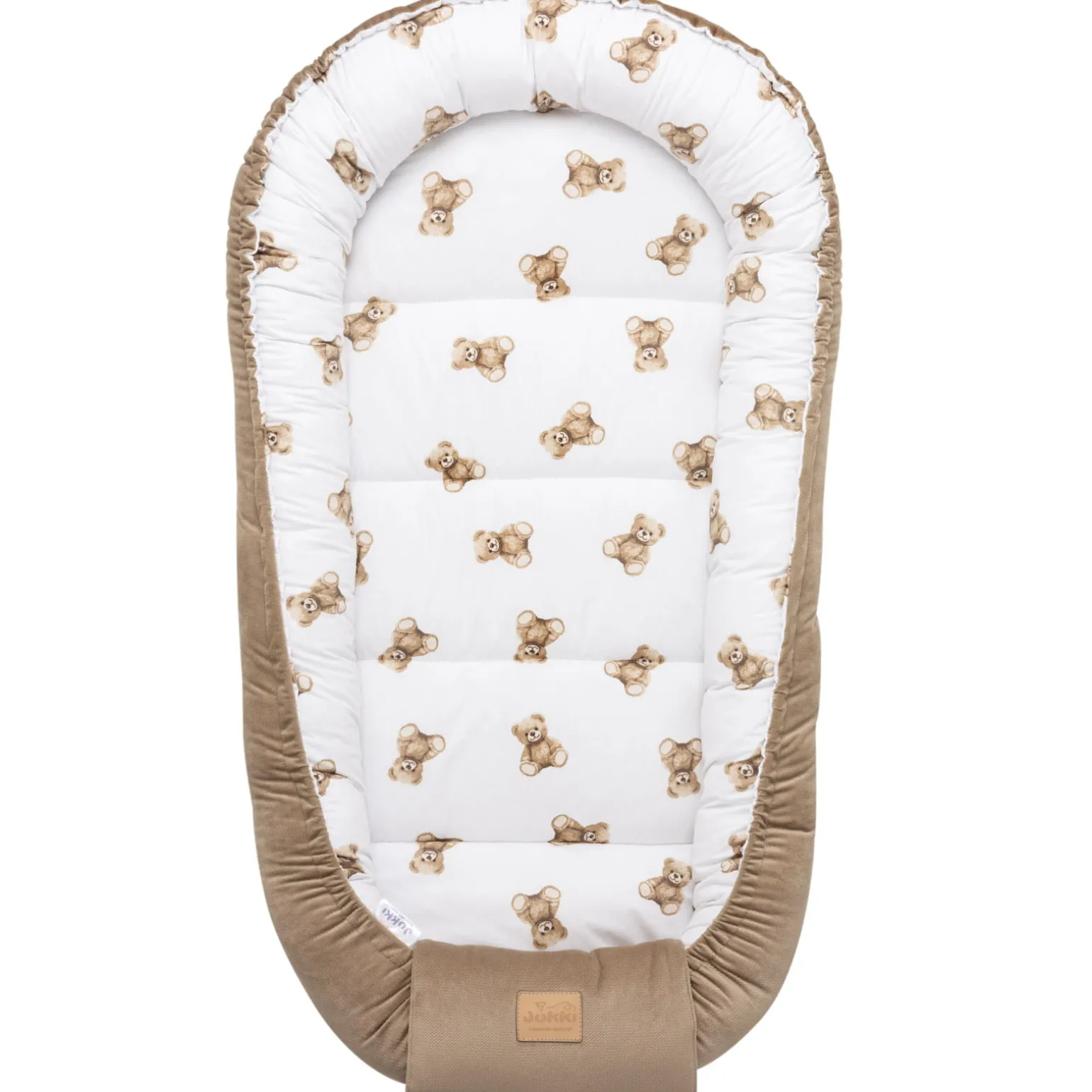 Kokon XXL 65 x 120 cm - Mr. Teddy i Caramel Velvet