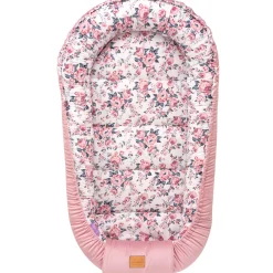 Kokon XXL 65 x 120 cm - Roses i Smokey Pink Soft Velvet