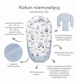 Kokon XXL 65 x 120 cm - Savanna Fun