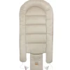 Kokon XXL 65 x 120 cm - Swan Family i Cappuccino Soft Velvet