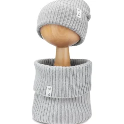Komin dziecięcy z dzianiny bawełnianej - LIGHT GREY