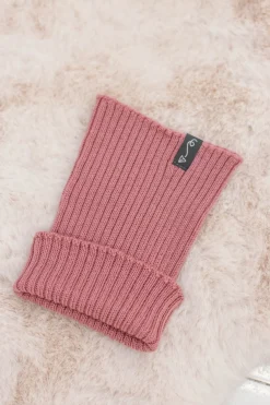 Komin dziecięcy z wełny merino - PINK