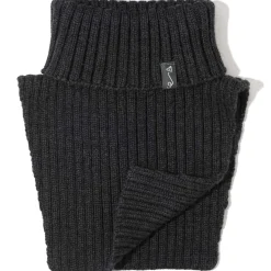 Komin z golfem z wełny merino - GRAPHITE MELANGE