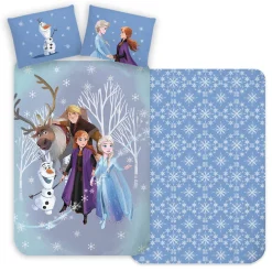 Komplet pościeli dziecięcej, poszwa 140x200 i poszewka 70x90 - FROZEN