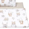 Komplet pościeli, poszewka 60 x 40 cm i poszwa 120 x 90 cm - Boho Bears