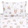 Komplet pościeli, poszewka 60 x 40 cm i poszwa 135 x 100 cm - Boho Bears 2