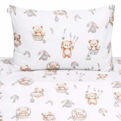 Komplet pościeli, poszewka 60 x 40 cm i poszwa 135 x 100 cm - Boho Bears 2