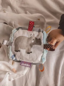 Kostka sensoryczna Błękitne Minky - Blue Safari