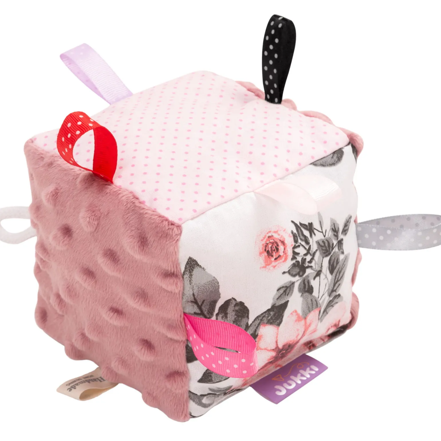 Kostka sensoryczna Old Rose Minky – Summer Dream