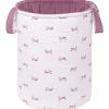 Kosz na zabawki, dwustronny -Blackberry Dreams i Old Rose Velvet