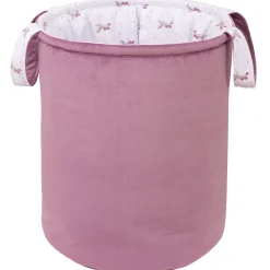 Kosz na zabawki, dwustronny -Blackberry Dreams i Old Rose Velvet