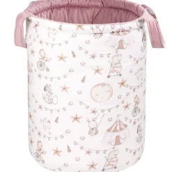 Kosz na zabawki, dwustronny - Candy Circus i wrzosowy Soft Velvet